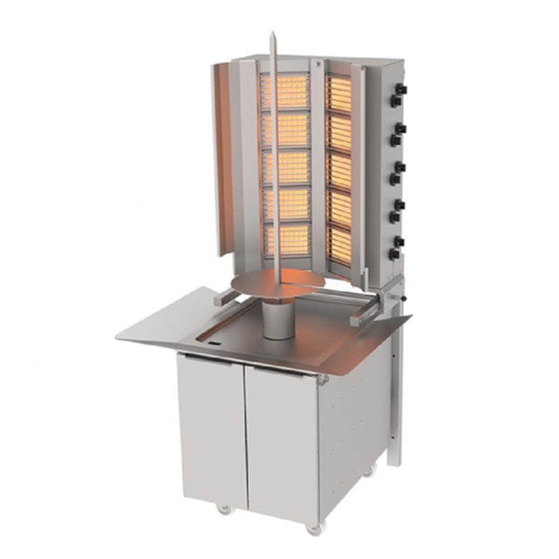 Atalay ADG-10D Alttan Motorlu Duvara Monteli Alt Arabalı Döner Makinesi