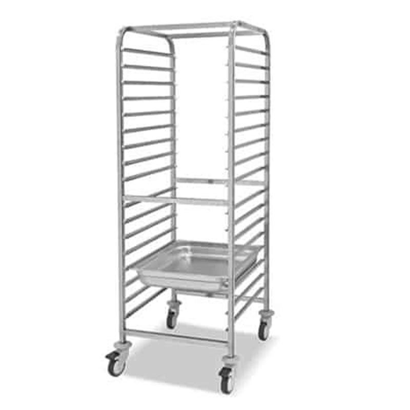 Empero Gn Küvet Taşıma Arabası, Tekli, 1/1 GN, 17 Tepsi Kapasiteli