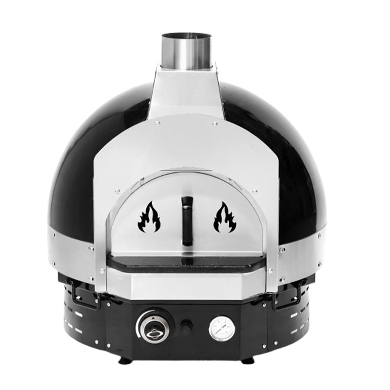 Empero SPO.H-70 Ev Tipi Taş Tabanlı Pizza Fırını, Odunlu, Kırmızı