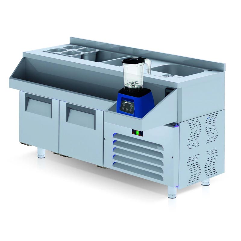 Iceinox CCY 140 Kokteyl Hazırlık Buzdolabı, 120x60x85 cm