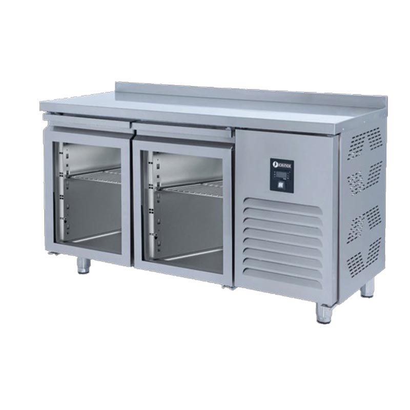 Iceinox CTS 275 UG Tezgah Tip Snack Buzdolabı, 2 Cam Kapılı