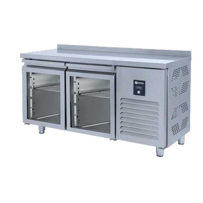 Iceinox CTS 330 CR UG Tezgah Tip GN Buzdolabı, 2 Cam Kapılı