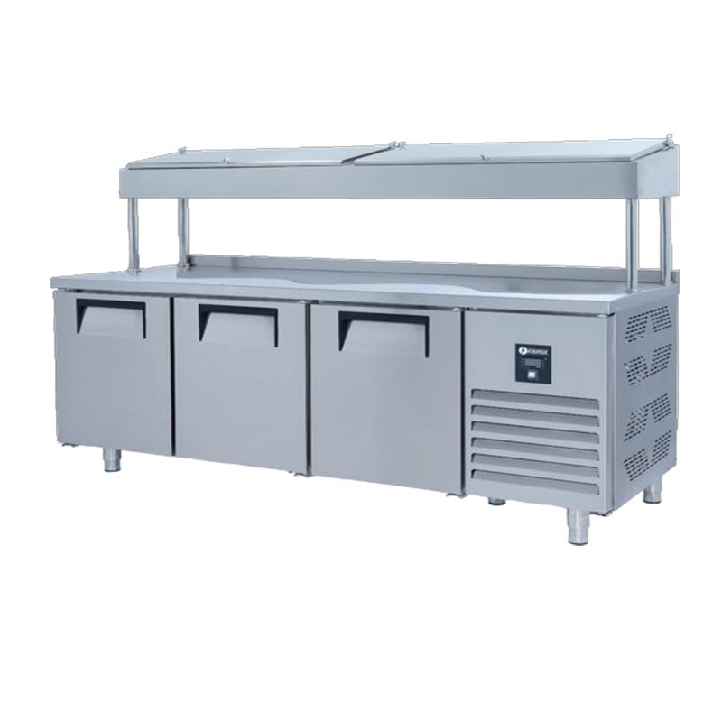 Iceinox PTS H 515 Make Up Yüksek Buzdolabı, 3 Kapılı