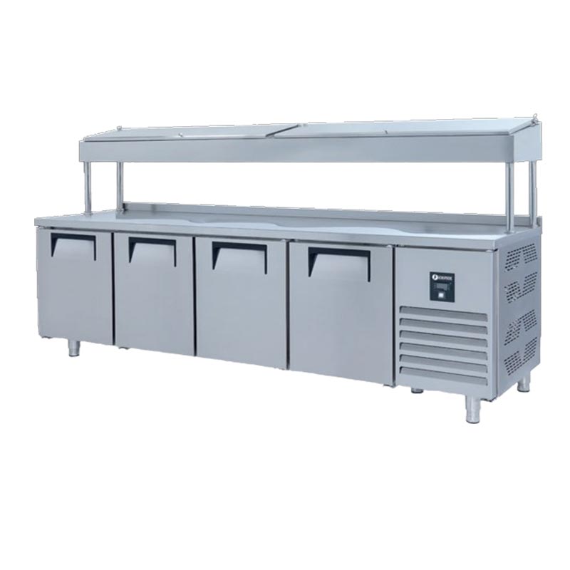 Iceinox PTS H 650 Make Up Yüksek Buzdolabı, 4 Kapılı