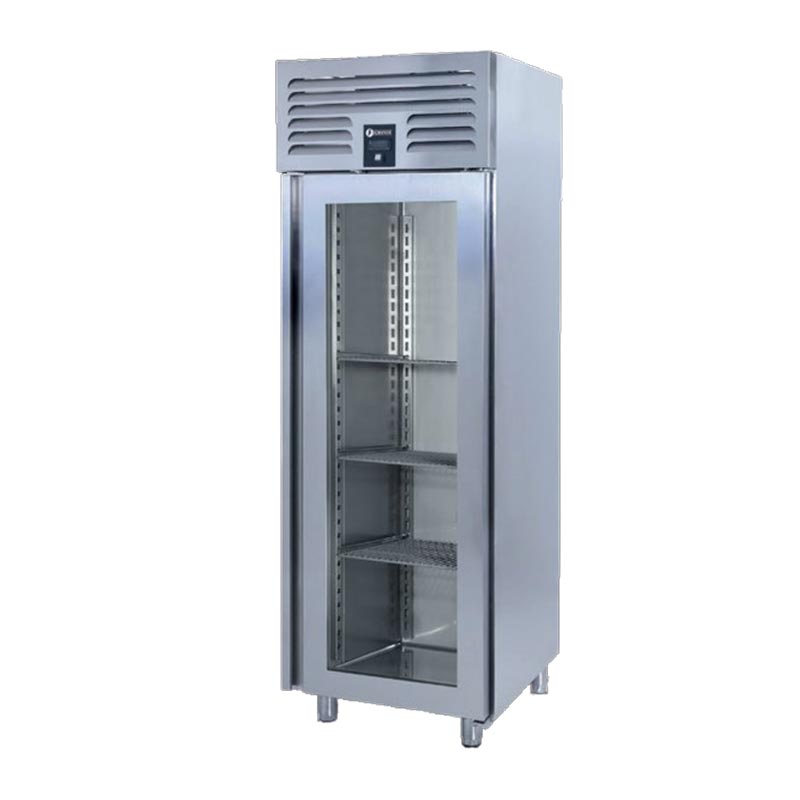 Iceinox VTS 520 VG Dik Tip Snack ve GN Buzdolabı, 1 Cam Kapılı