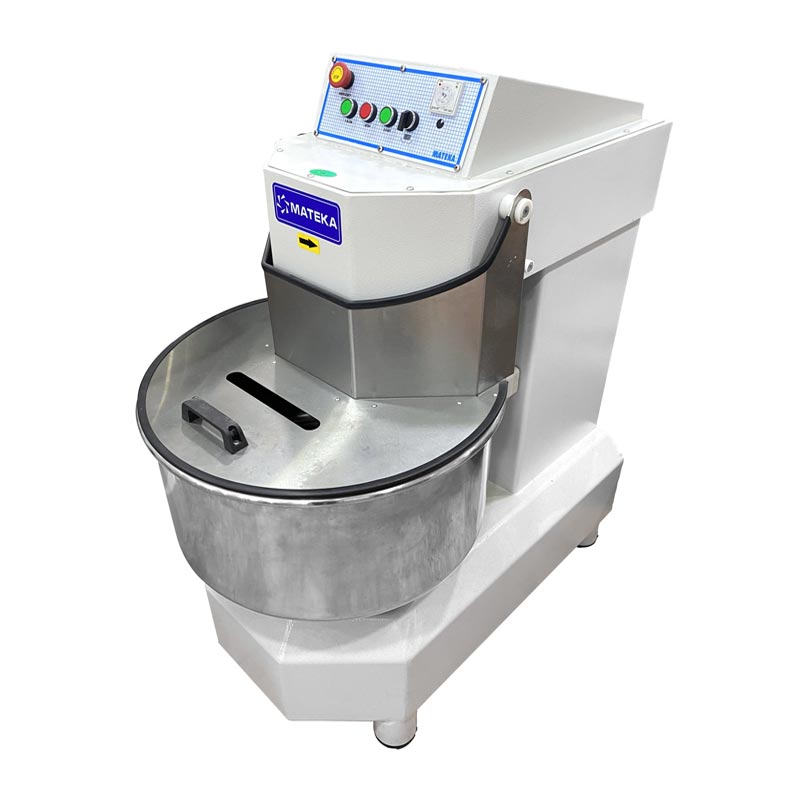 Mateka SPK 700T Spiral Hamur Yoğurma Mikseri, Kasnaklı, 90 kg, 380V